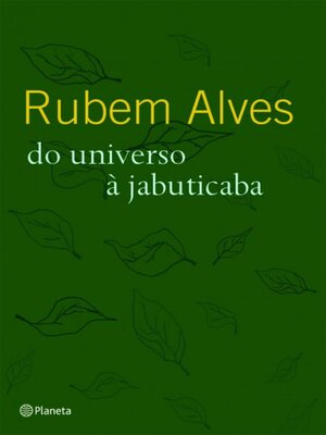 cover image of Do universo à jabuticaba